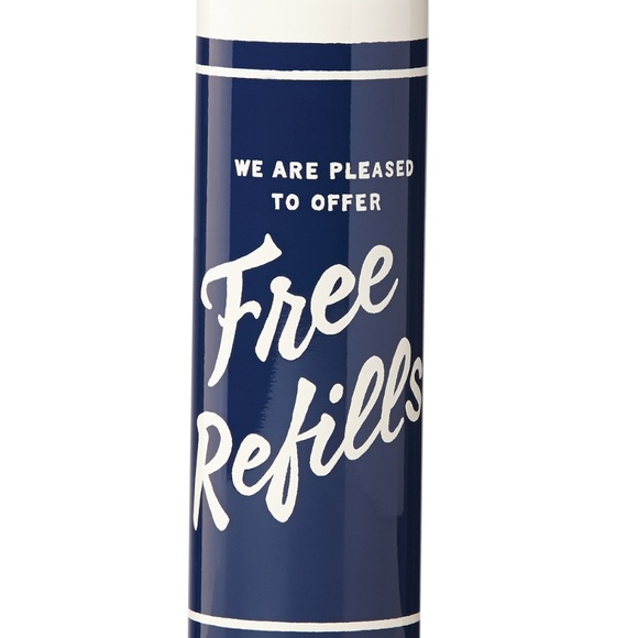 New in Box | Kate Spade "Free Refills" Tumbler - Picture 3 of 4